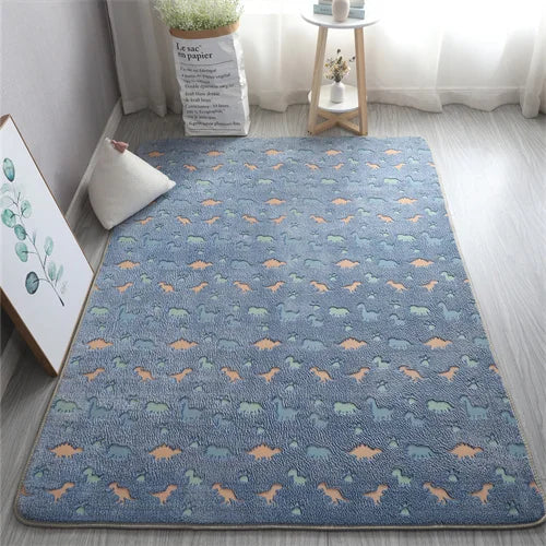 Wilton 100% Polyester Large Fun Glowing In The Dark Stars Area Rugs/Colors-Gray/Blue/Green/Pink/Multicolor