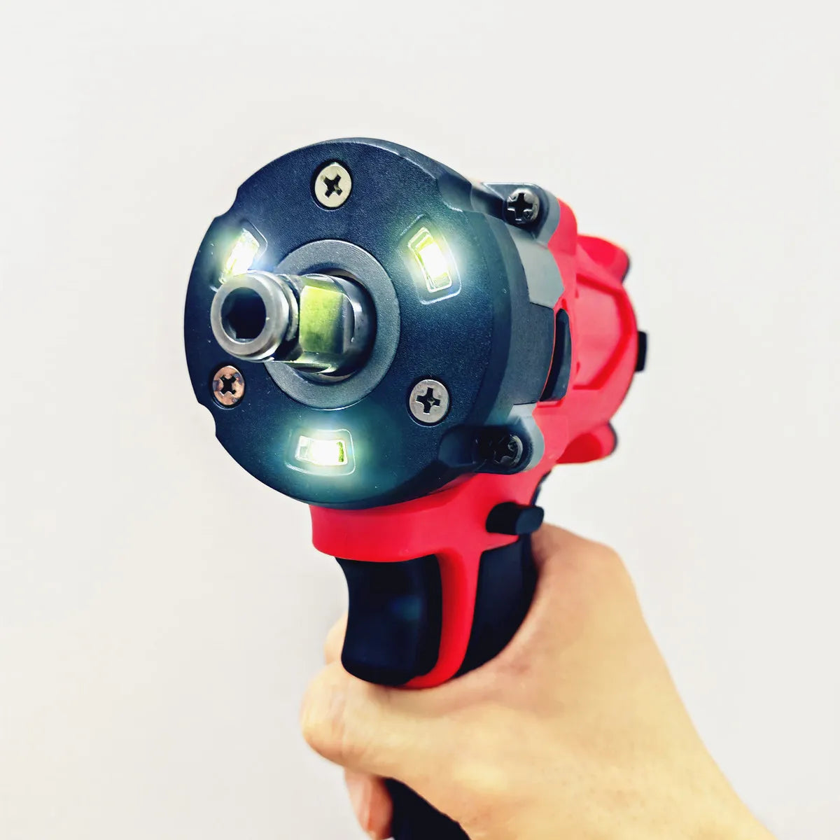 Brushless Impac Wrench 4 Gears Cordless Driver 500N.m Car Repair Electric Screwdriver 1/2" Power Tools For Milwaukee 18V Battery