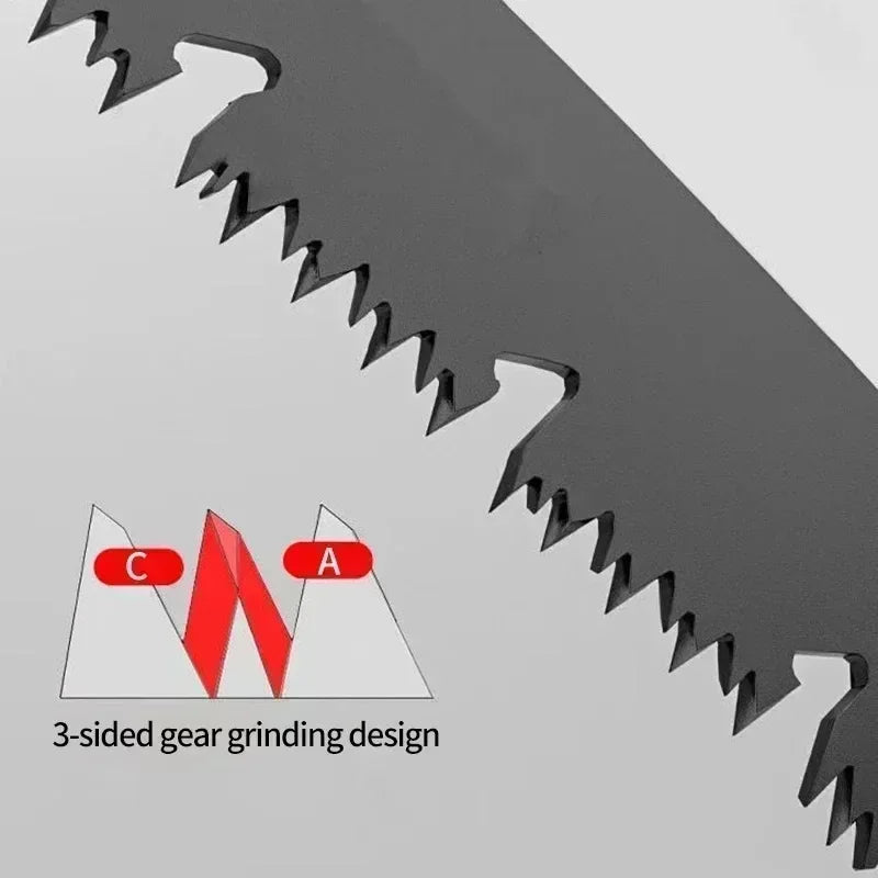 Folding Hand Saw Multifunctional Outdoor Logging Woodworking Folding Portable Garden Camping Pruning Saw Hand Tools