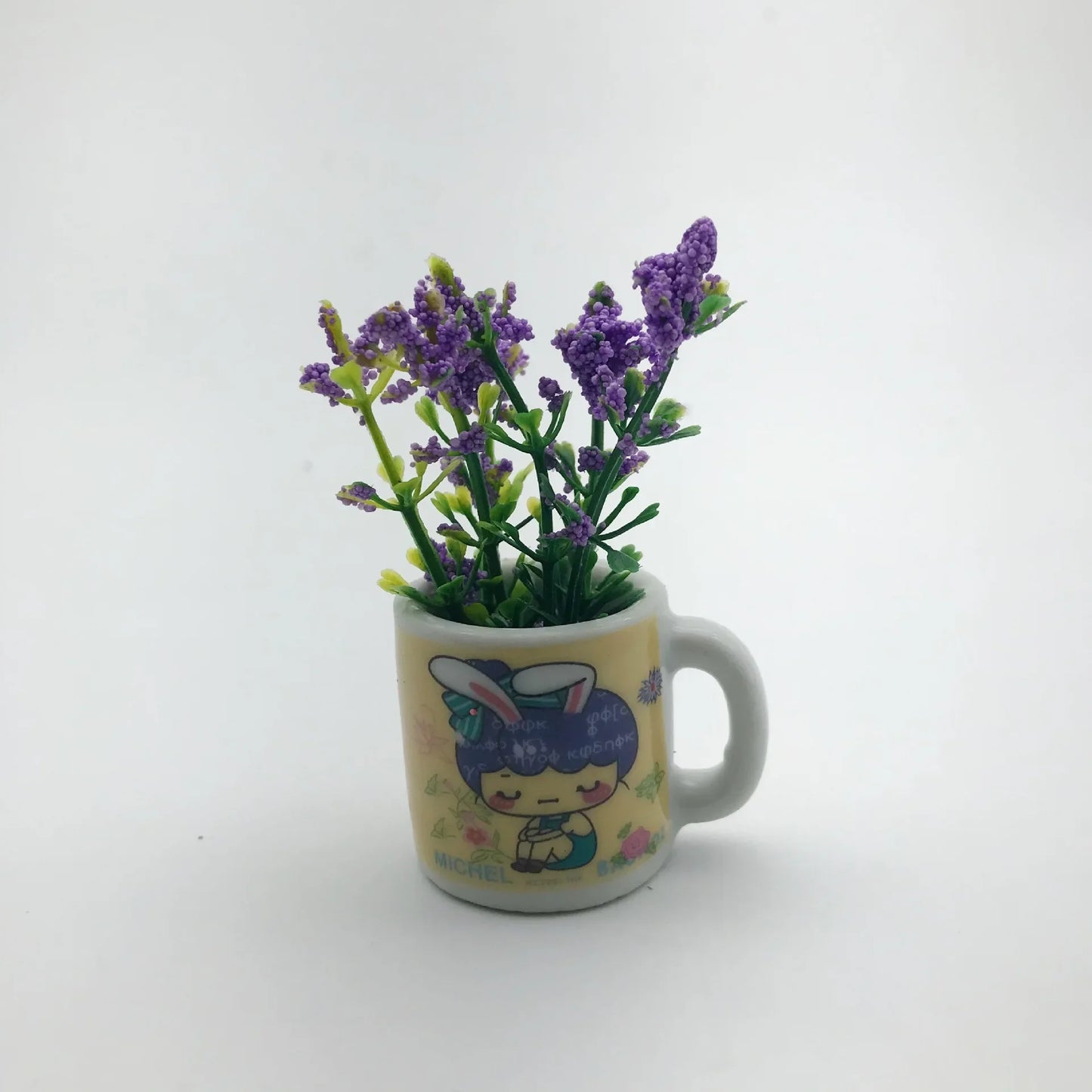 1pcs Creative Magnetic Mini Ceramic Vase 3D Simulation Flower Potted Cute Decorative Fridge Magnet for Kitchen Home Decor