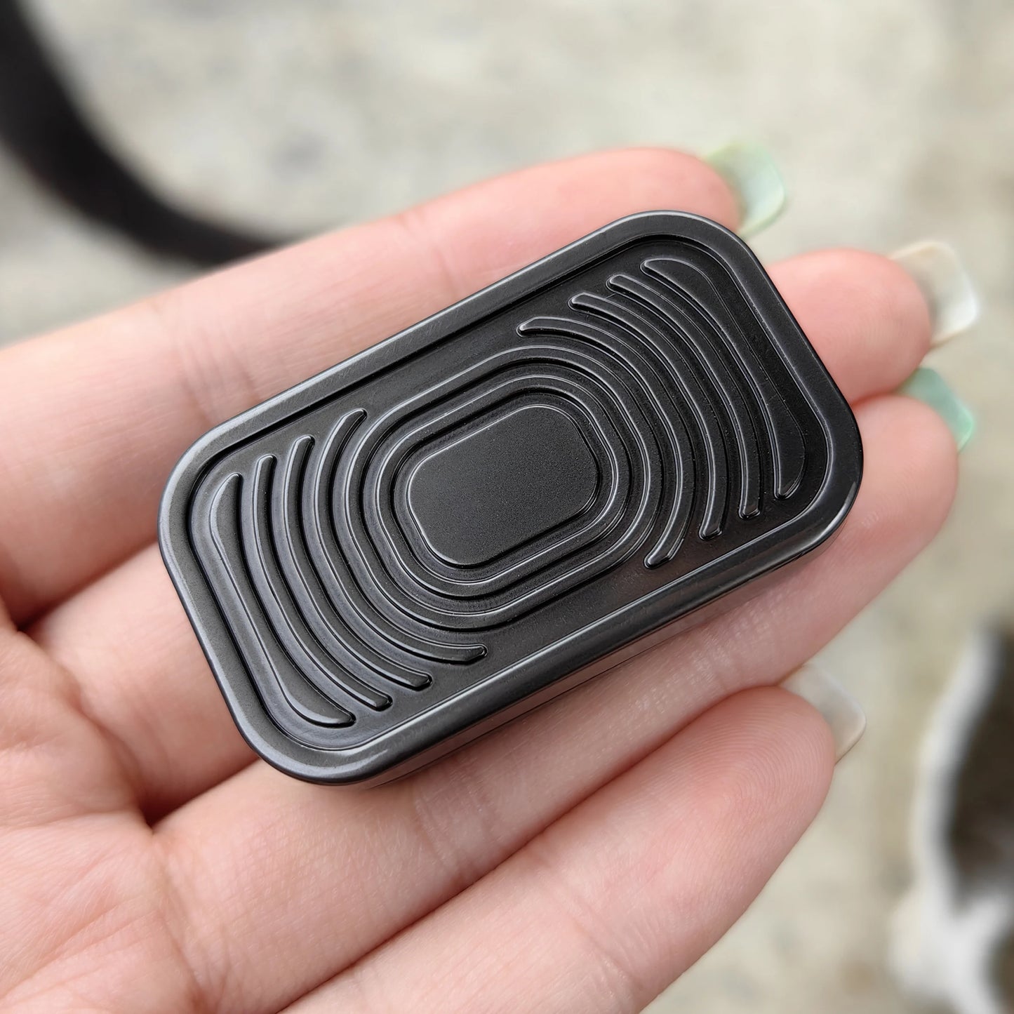 Push Card Metal Magnetic Slider EDC Fidget Toys/Ages: 14-18 Years/Older/Colors-Black/Gray/Silver