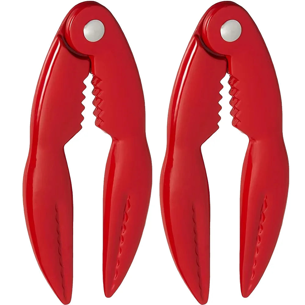Kitchen Maine Man Seafood Lobster-Crab Cracker Pliers/Colors-Red/Silver