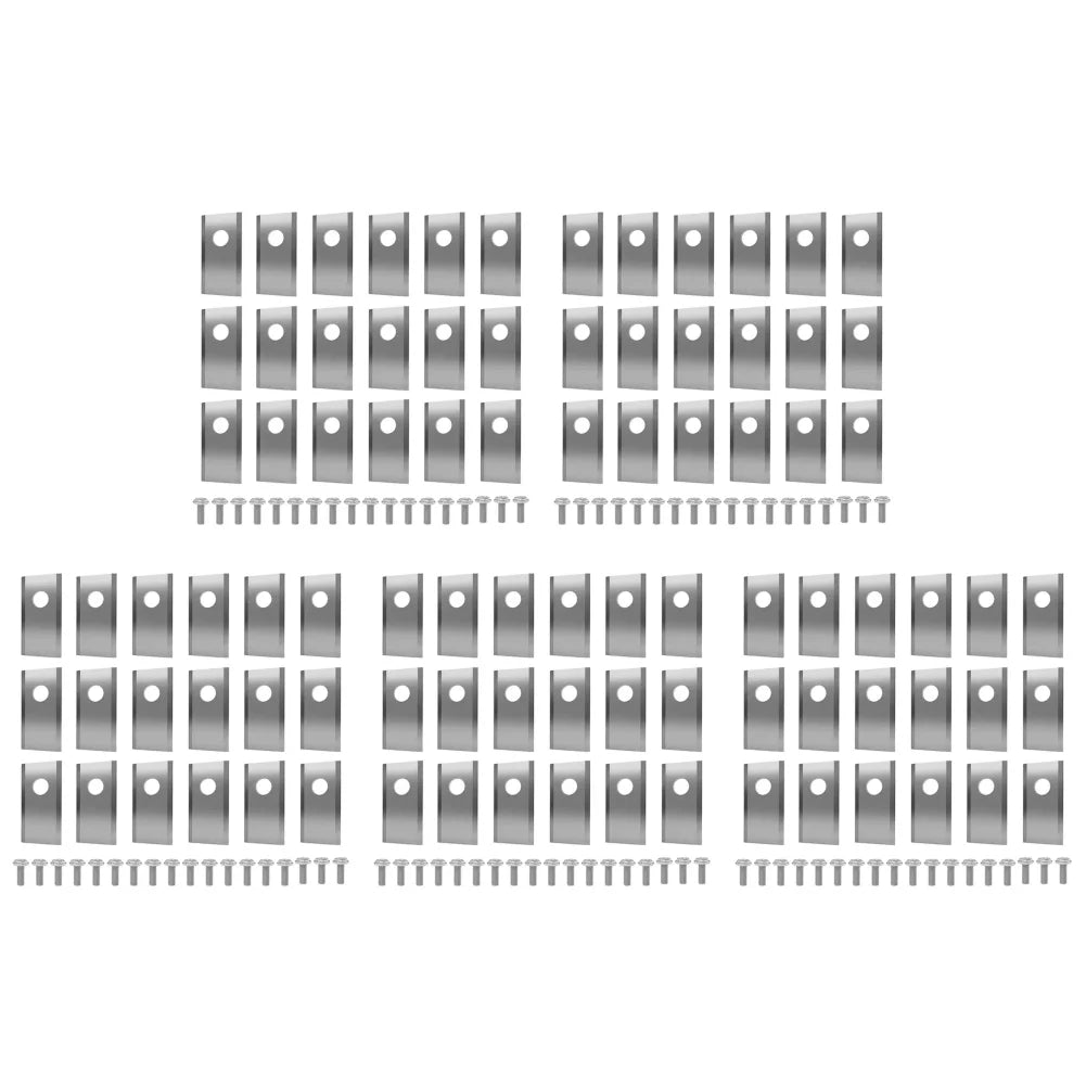 18/36/54/90PCS Blades Replacement Lawn Mower Parts For Worx Landroid Robotic Lawnmower Stainless Steel Cutter Blade Screws Set