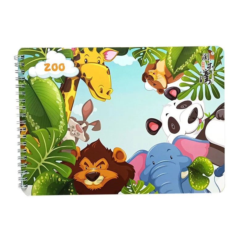 Montessori Kids Plastic Felt Fabric My First Quiet Busy Cardboard Early Education Matching Games Book /Ages: 3-Years-School-Age Older/ 15 Pages Book-30 Pages Book
