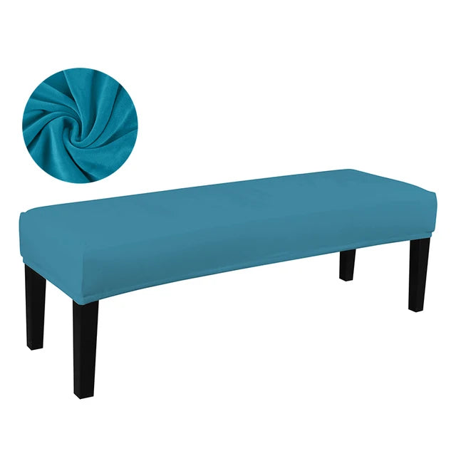 100% Polyester Soft Velvet Bench Slipcovers/Colors-Gray/Black/Brown/Red/Navy