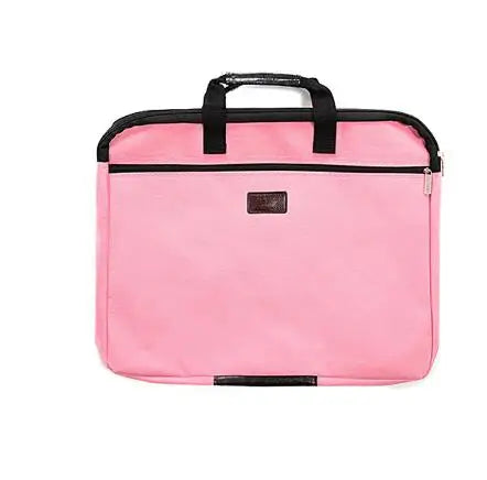 Unisex Polyester Nylon Portable Oxford Cloth Zipper 4A Paper Documents Briefcase Bags/With Handles/Colors-Black/Green/Blue/Red/Yellow/Multicolor