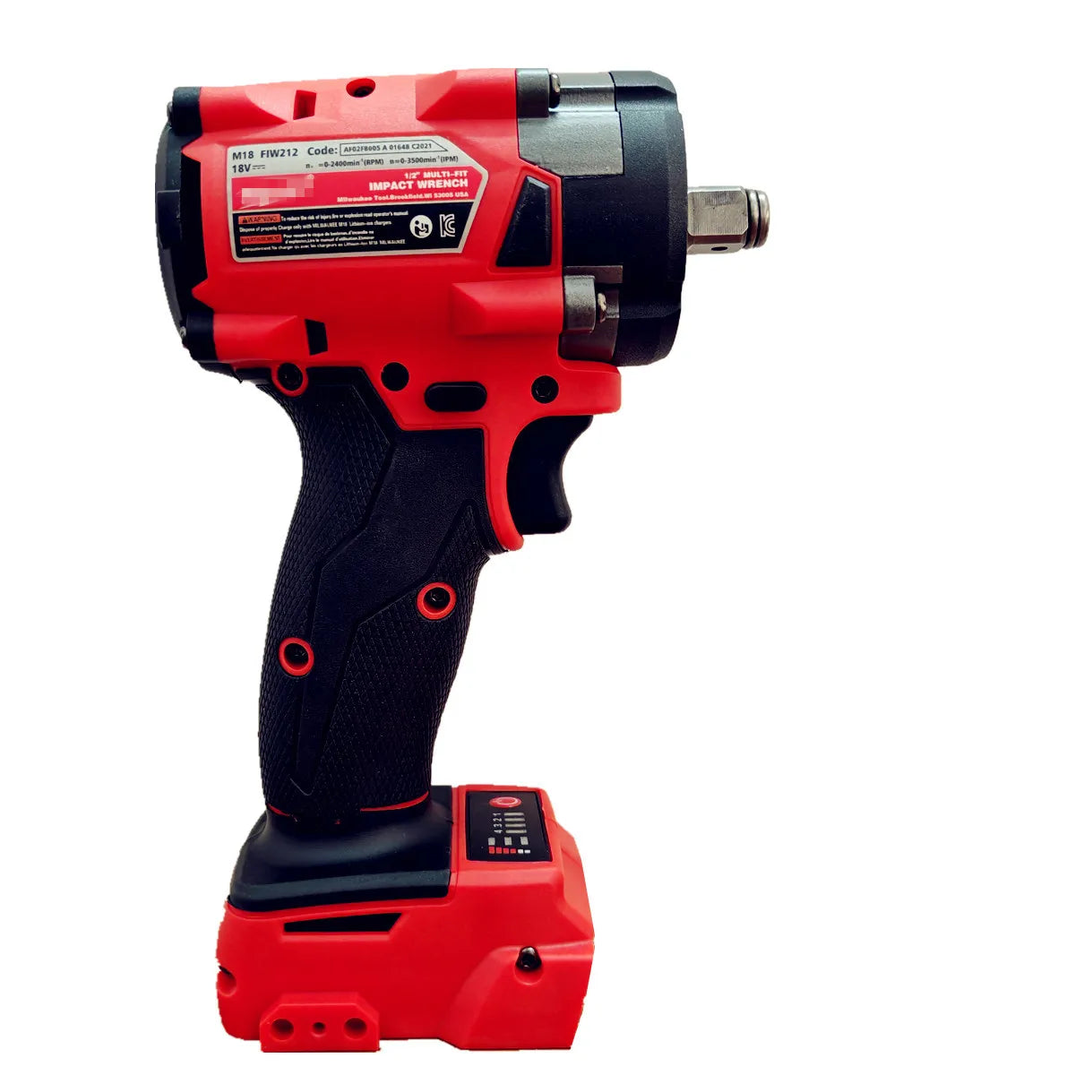 Brushless Impac Wrench 4 Gears Cordless Driver 500N.m Car Repair Electric Screwdriver 1/2" Power Tools For Milwaukee 18V Battery