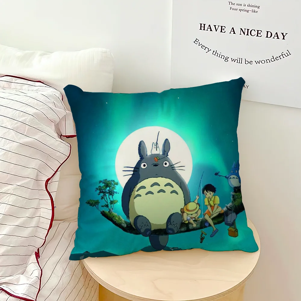 100% Polyester Square Kawaii Cute Pillowcases/ Colors-Multicolor