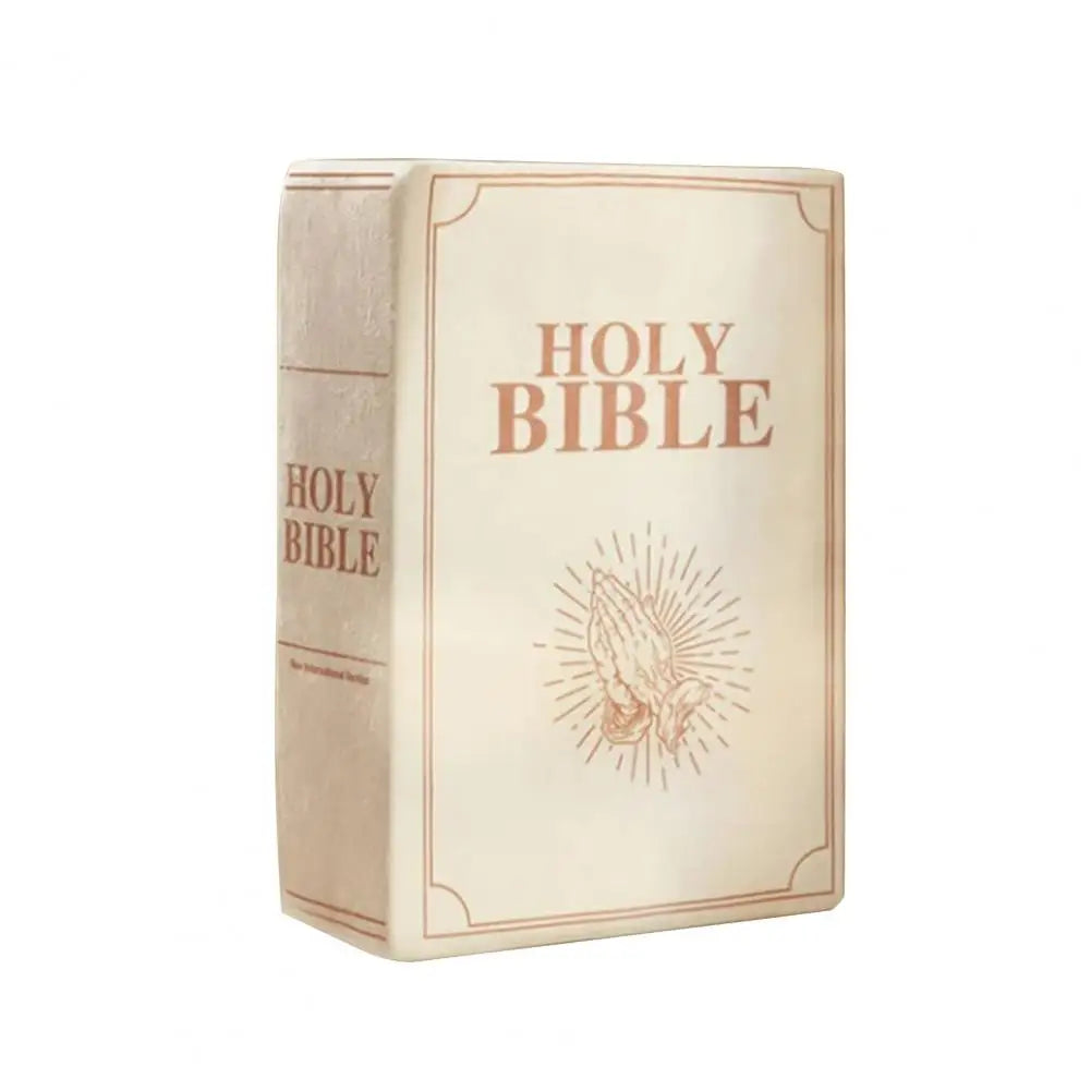 Realistic Bible Shaped Soft Non-Fading Cotton Polyester Wear-Resistant Throw Pillows/Colors-Purple/Khaki/Blue/Brick Red/Light Green
