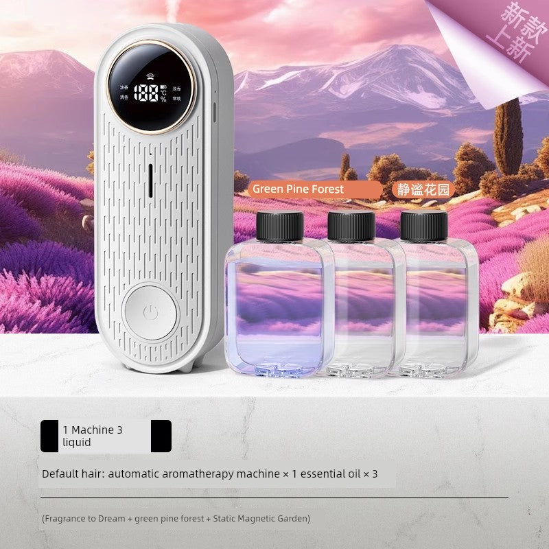 MIJIA 6 Different Plant Extracts Fragrances Fruit-Flowers-Spices Automatic Timing Long-Lasting Small Air Fresheners Aroma Diffusers/Colors-White/Purple/Clear/Gold/Geometric/Multicolor