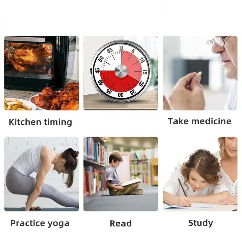 Metal Kitchen Digital Timer/Colors-Red/White/Black/Silver