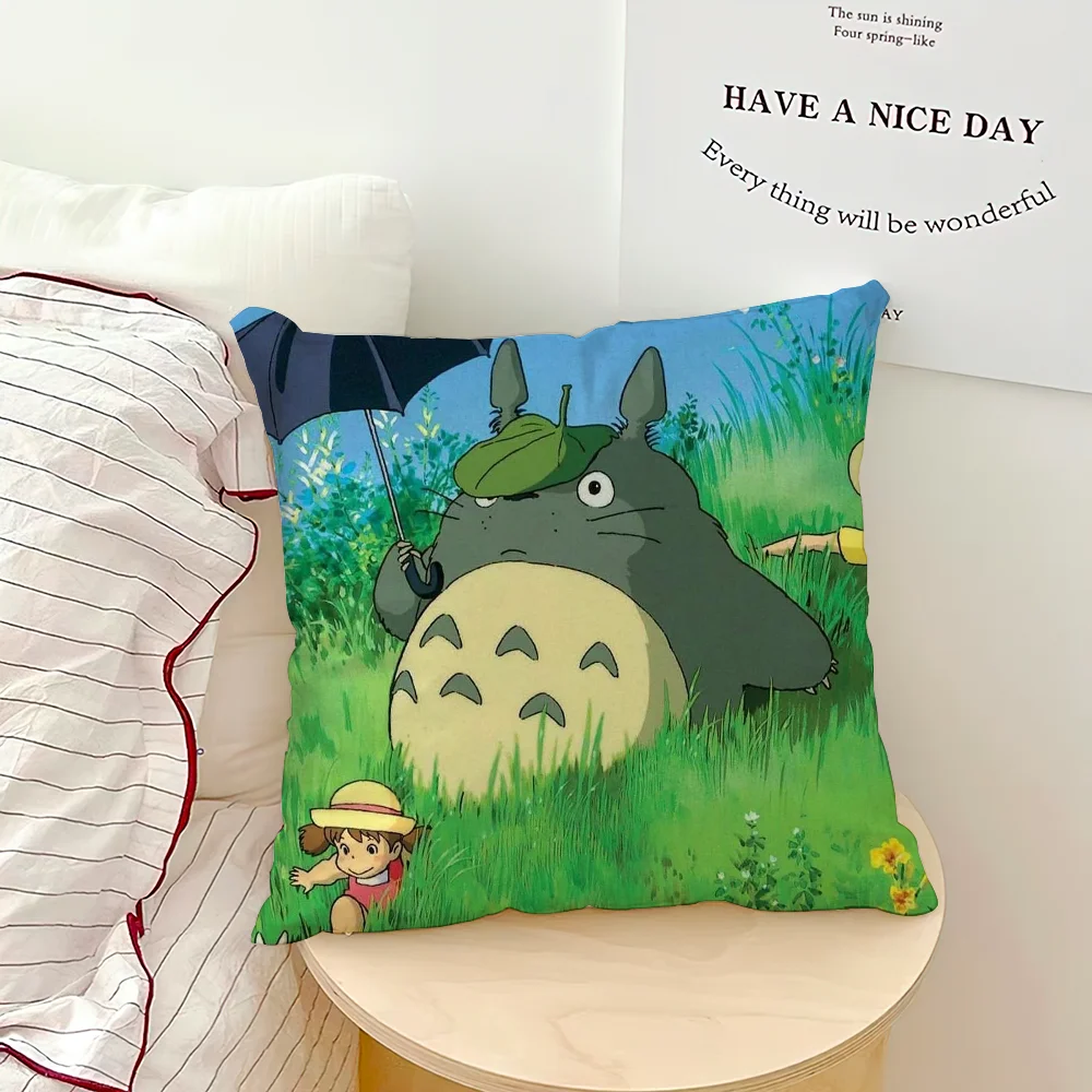 100% Polyester Square Kawaii Cute Pillowcases/ Colors-Multicolor