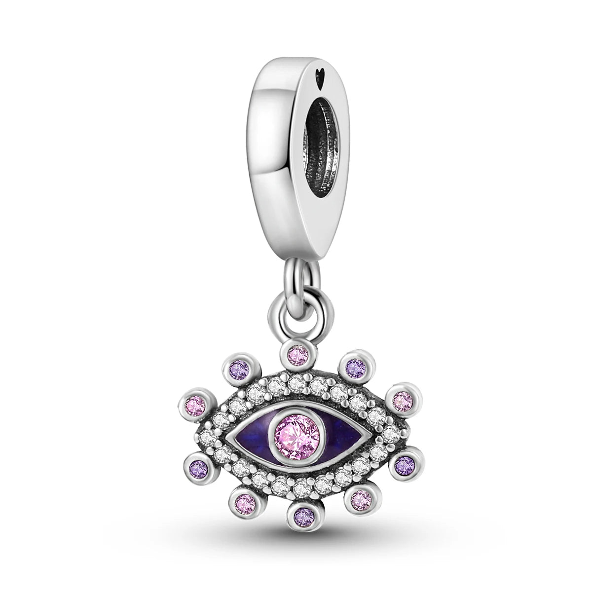 Fine Irregular Silver Plated Round Charms-Pendants Rope Link Bracelets/Colors-Silver/Pink/Multicolor/Floral/Animal