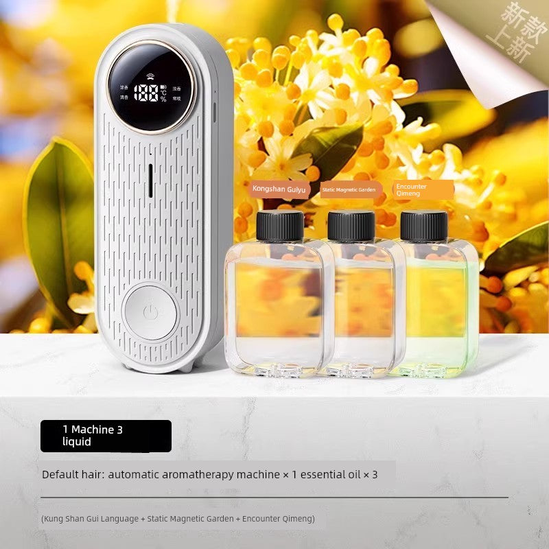 MIJIA 6 Different Plant Extracts Fragrances Fruit-Flowers-Spices Automatic Timing Long-Lasting Small Air Fresheners Aroma Diffusers/Colors-White/Purple/Clear/Gold/Geometric/Multicolor