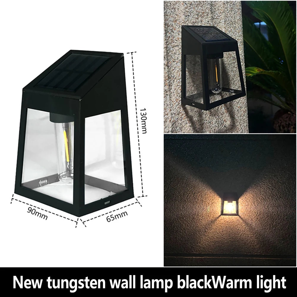 HIMISS Outdoor Waterproof Cool White Solar Powered Gary-Black Square-Oval Plastic Body 18650 Lithium Battery Three Modes Wall-Mounted LED Human Induction EMERGENCY LIGHTING /LED Bulbs Included