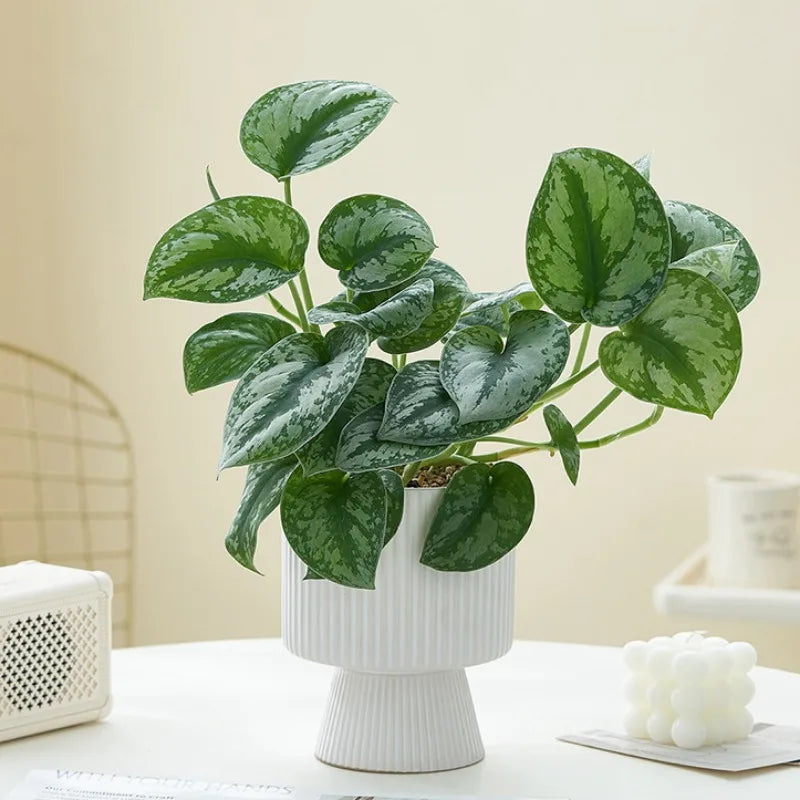 Nordic Creative Striped Ceramic Flower Pots, Modern Minimalist Morandi Vases, Green Plants, Home Decoration, Modern Decoration