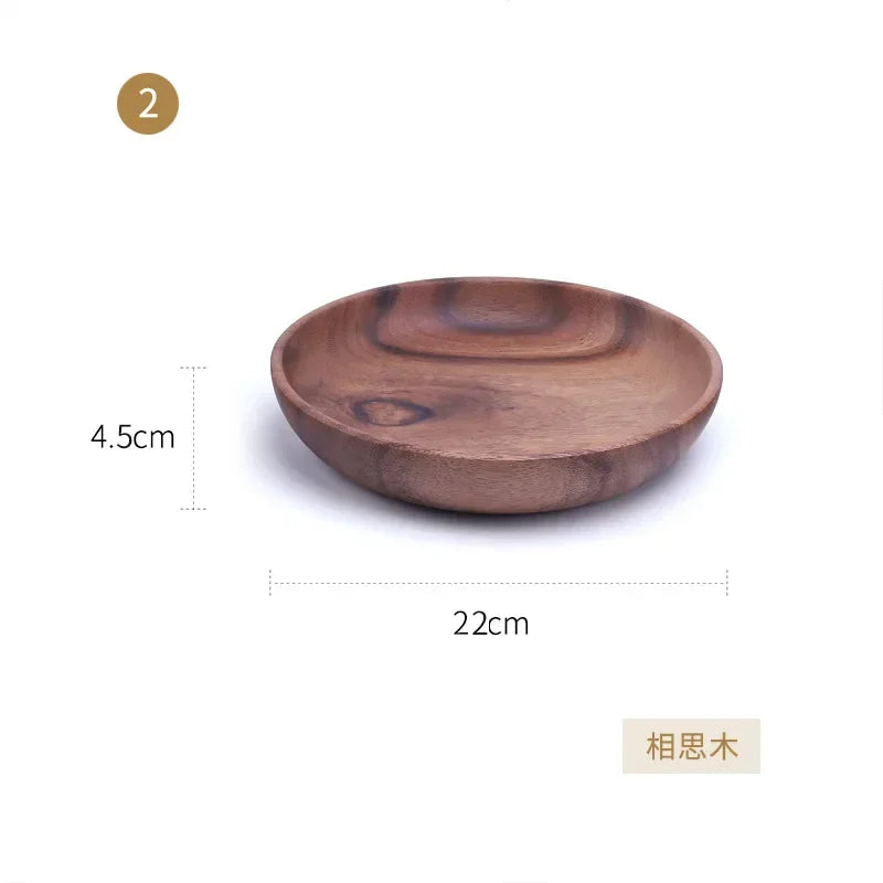 Kitchen Brown Wooden Bowls