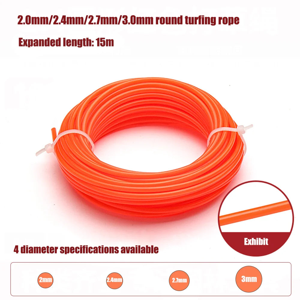 High strength grass rope, a variety of specifications, suitable for all kinds of weeder, garden power tools accessories