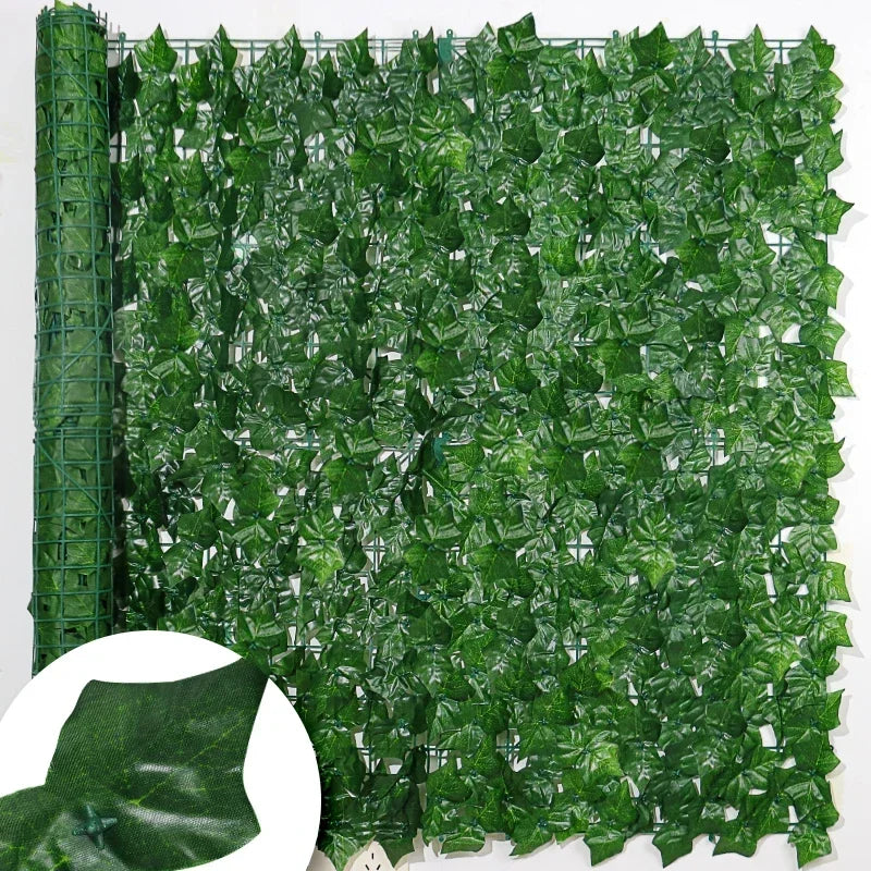 6PCS Outdoor Artificial Silk Green Non-Flowering Polyester IVY Garland Plants