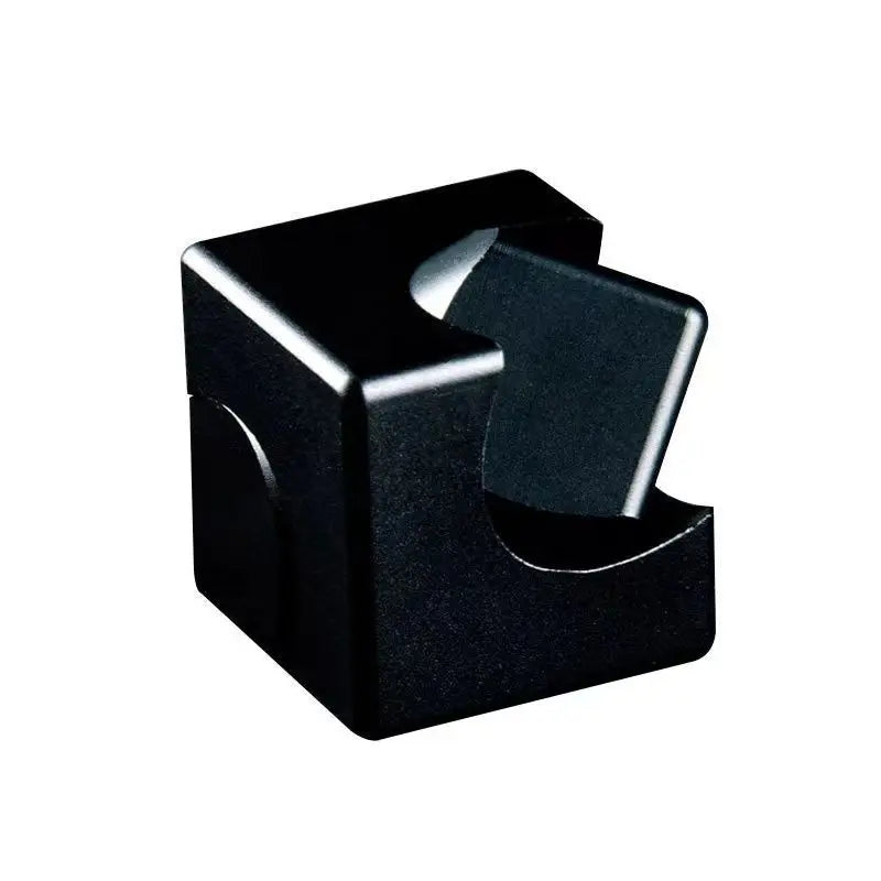 Precision Hand-Eye Square Cube Shape Metal Spinning Top Rotating Twistable Travel Fidget Toys/Colors-Black/Red/Blue/Multicolor/Ages: 13-18 + Years Older