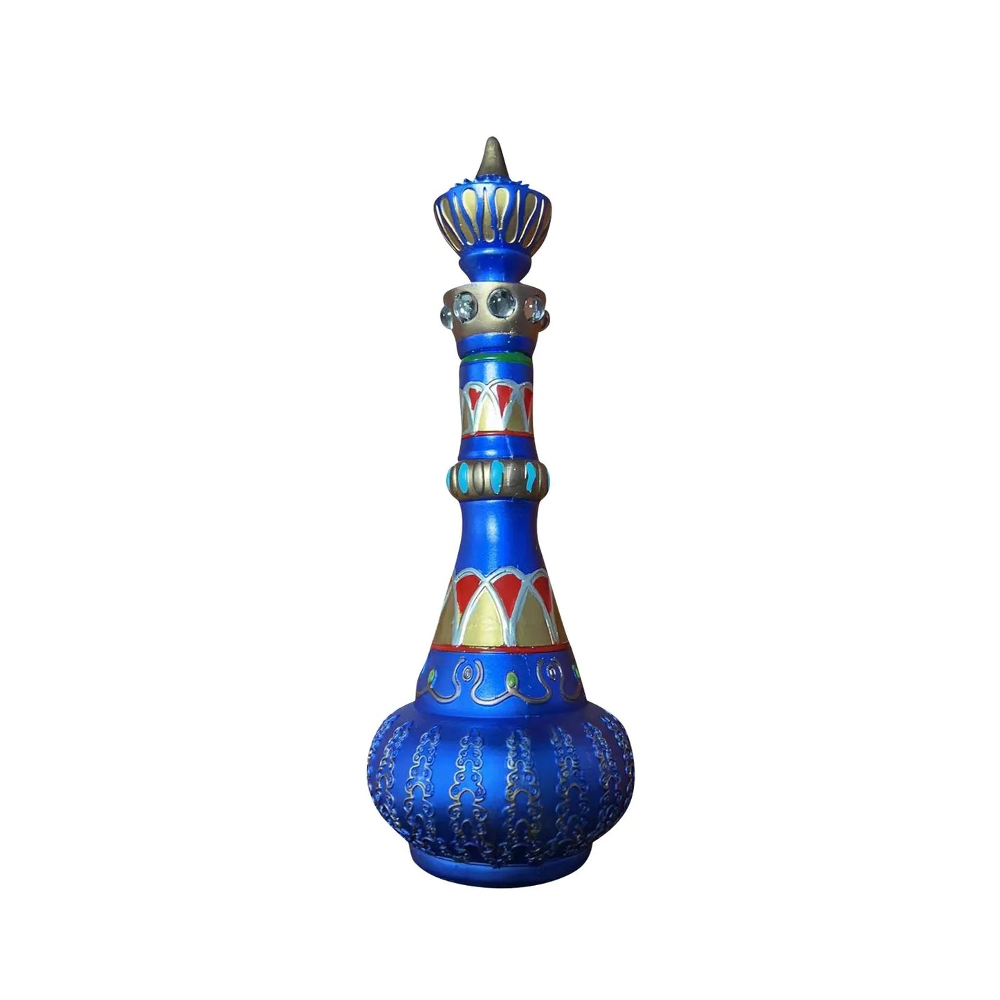 I Dream Of Jeannie Bottle Figurines /Colors-Mirrored Purple/Green/Royal Blue/ Bottle Figurines is 10.5 inches Tall