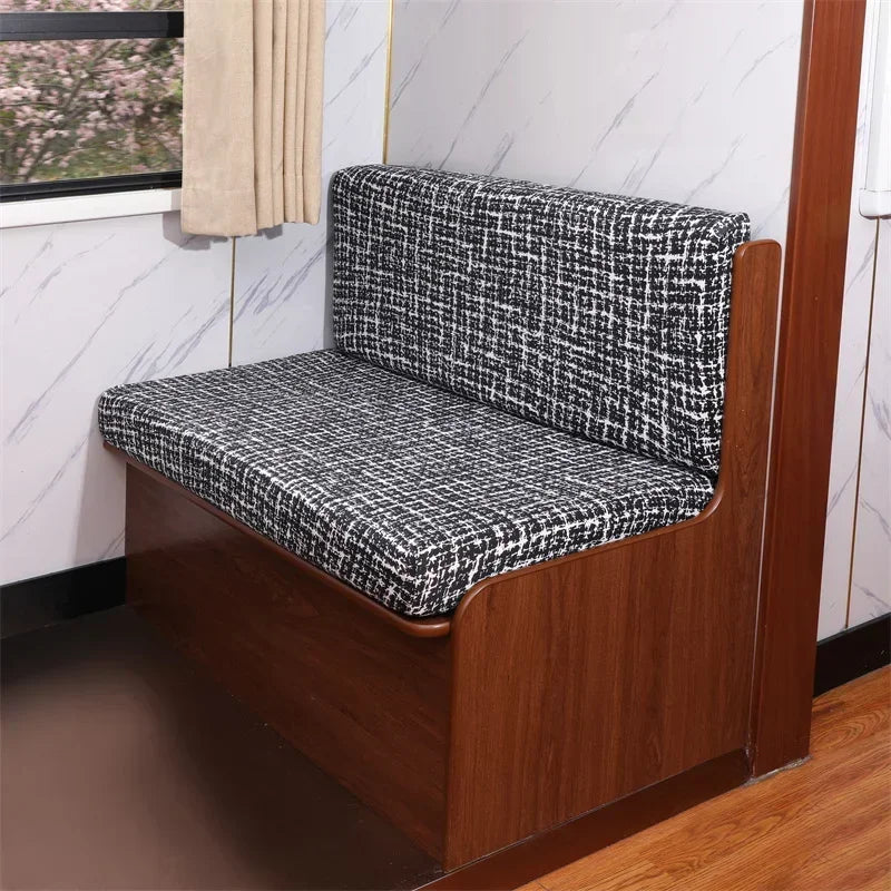 2 PCS Set Polyester Elastic Spandex RV Sofa Slipcovers/Colors-White/Blue/Gray/Floral/Multicolor