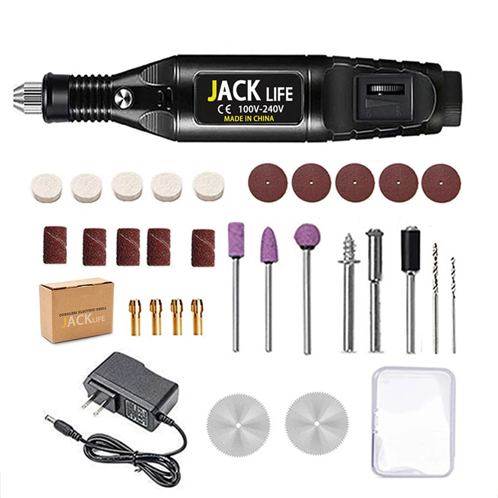 12V Mini Drill Electric Carving Pen Variable Speed Drill Rotary Tools Kit Engraver Pen for Grinding Polishing,