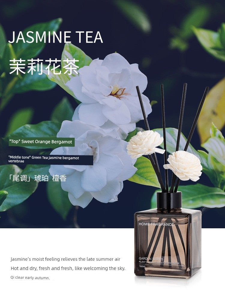 Home Fragrances Aromatherapy Raw Plant Extracts Garden Series Essential Oils Reed Diffusers Black Square Bottles/Colors-Clear/Blue/Floral/Striped/Brown/Black/Geometric
