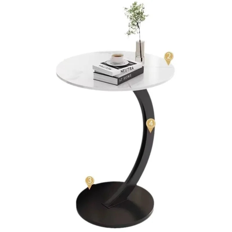 Wood Oval Small Side Table/ 13 Different Color Styles