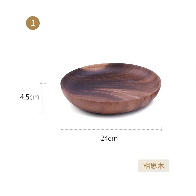Kitchen Brown Wooden Bowls