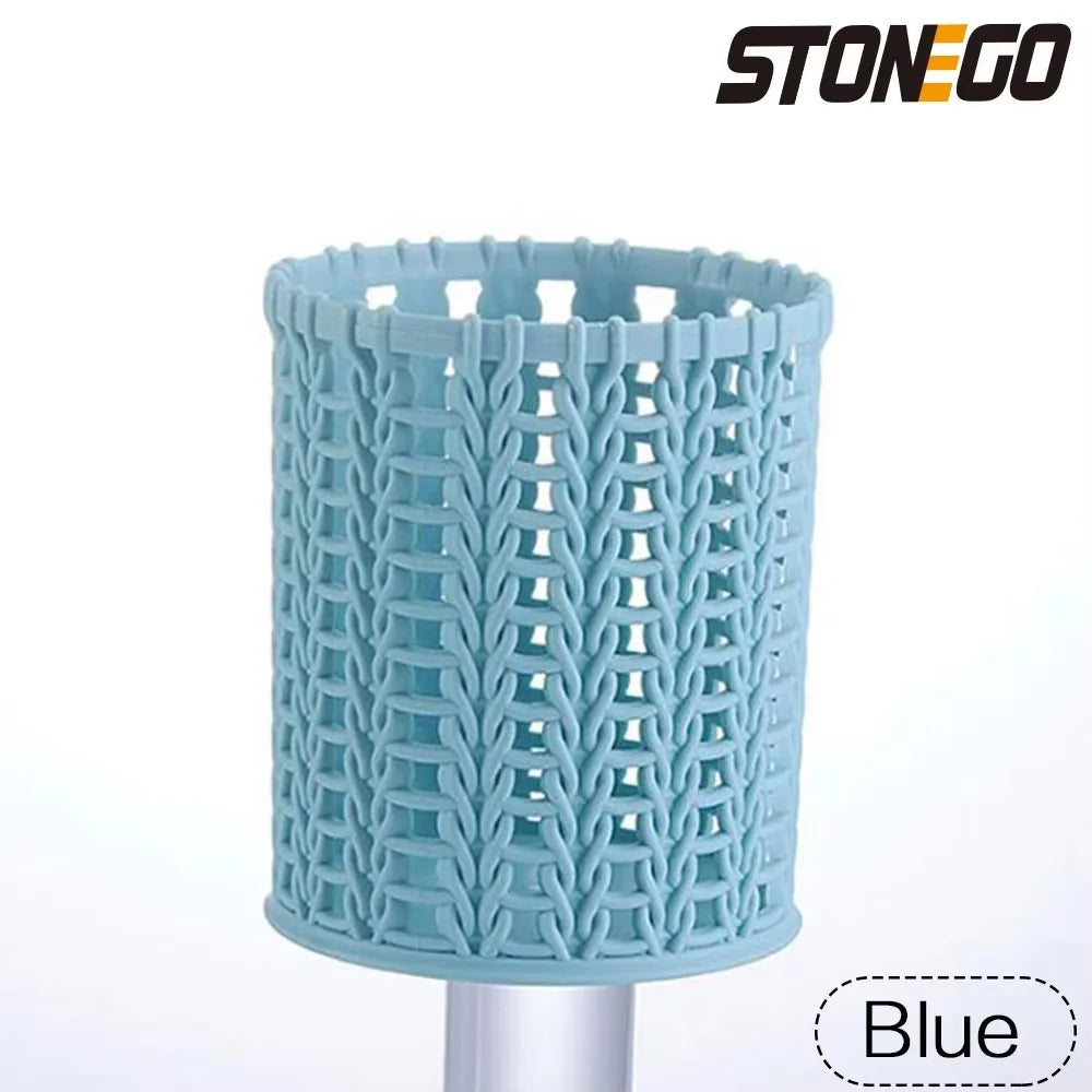 STONEGO Cute Plastic Pen-Pencil Holder Vases/Colors-Red/Blue/Pink/White/Purple