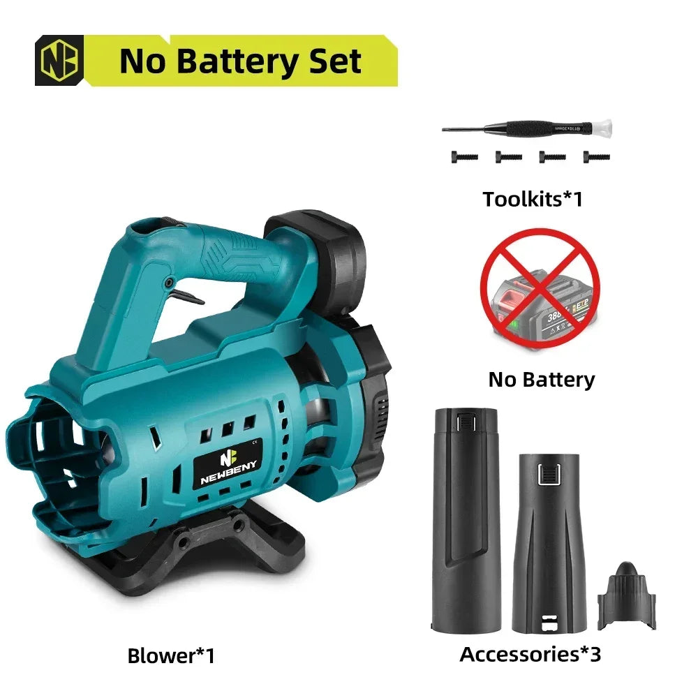 NEWBENY Electric Blower Variable Speed Cordless Powerful Household Leaf Snow Dust Blower Power Tools For Makita 18V Battery