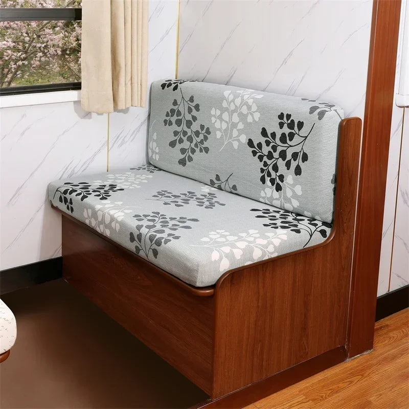 2 PCS Set Polyester Elastic Spandex RV Sofa Slipcovers/Colors-White/Blue/Gray/Floral/Multicolor