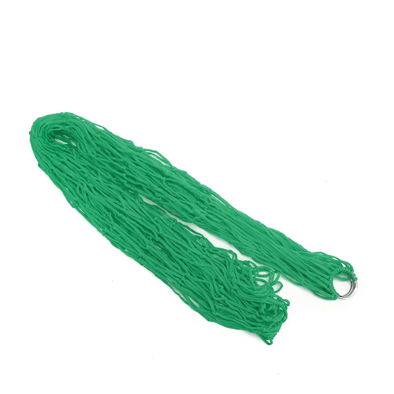 No-EN-Name-Null Outdoor Portable One Person Nylon Mesh Net Hammocks/Colors-Red/Royal Blue/Military Green/Orange
