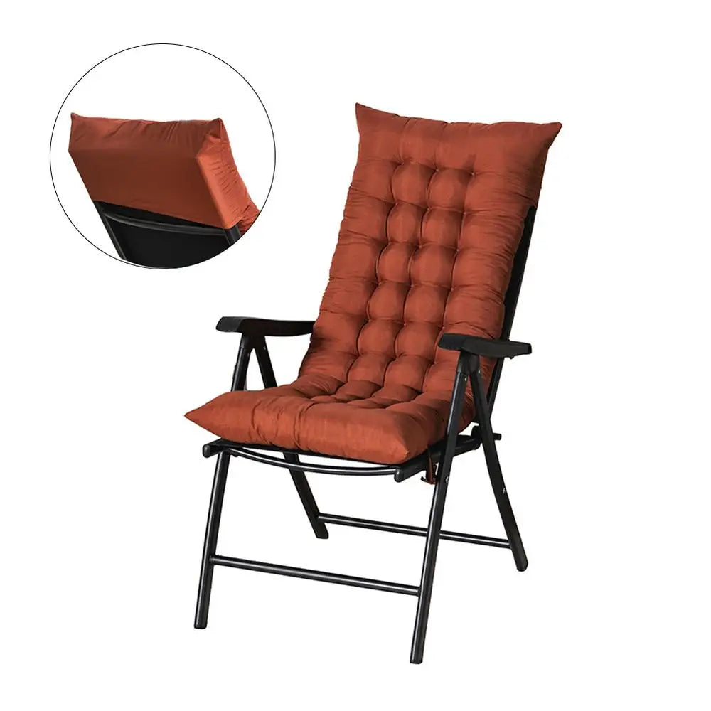 Anti-Slip Pearl Cotton Rocking Chair Recliner w/Cushion /Colors-Gray/Khaki Brown/Multicolor/