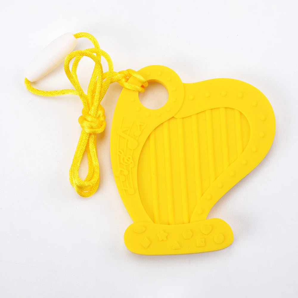 Animal Shaped Baby Silicone Teether Necklaces/Ages: Newborn-3 Years Old/Colors-Multicolor/Brown/Blue/Green/Purple/Pink