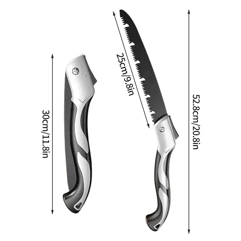 Folding Hand Saw Multifunctional Outdoor Logging Woodworking Folding Portable Garden Camping Pruning Saw Hand Tools