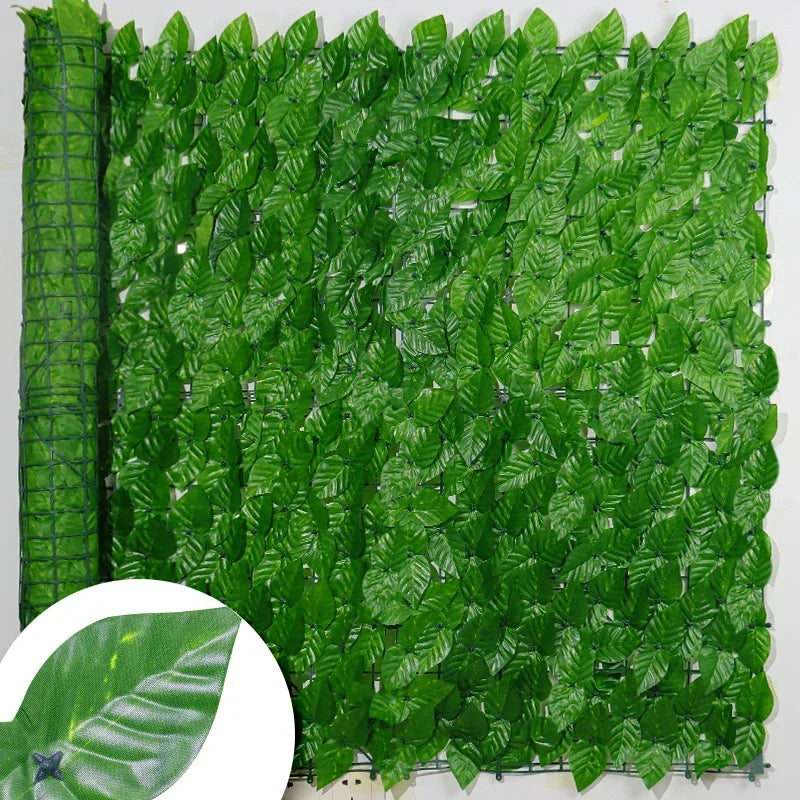 6PCS Outdoor Artificial Silk Green Non-Flowering Polyester IVY Garland Plants