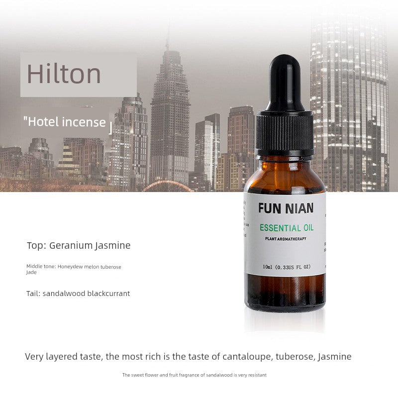 Fun Nian Water-Soluble Plant Aromatherapy Essential Oil Bottle Cap Dropper Design For Humidifier/Colors-Black/Brown/White/Blue/Multicolor