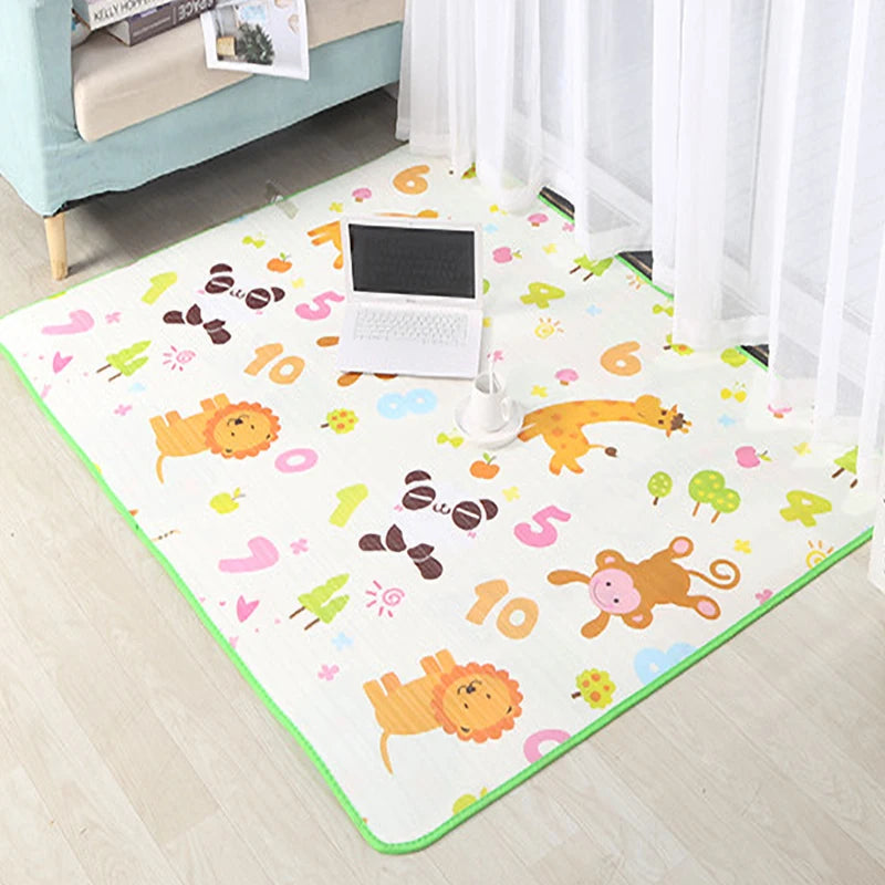Babies Kids Rectangle Early Educational Development Colorful Thick Soft Foam-Plastic Aluminum Covered Bottom Play Rugs / Ages: 12 Months-12 + Years Old/Colors-Animals/Multicolor