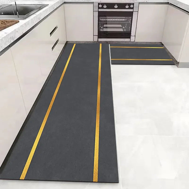 Kitchen Long-Small Rectangle Indoor Modern Hand-Machine Washable Anti-Slip Waterproof Polyester Rugs/Colors-Blue/Gray/ Multicolor/ Black/Green/White/Geometric/Dots