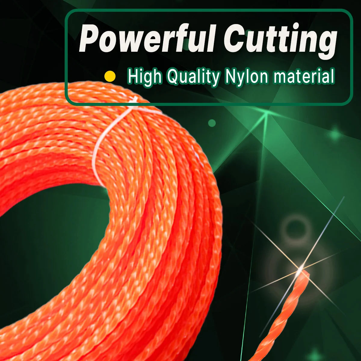 High strength grass rope, a variety of specifications, suitable for all kinds of weeder, garden power tools accessories