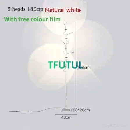 Italy Design Iron Rainbow Toughened Glass Shade Floor Lamps/Colors-Multicolor/Rainbow/Black