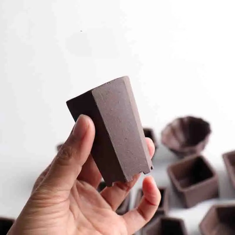 Yixing Purple Sand Flower Pot Mini Succulent Thumb Flower Pot Creative Home Chinese Small Bonsai Pot Decorative Flower Pot LE337