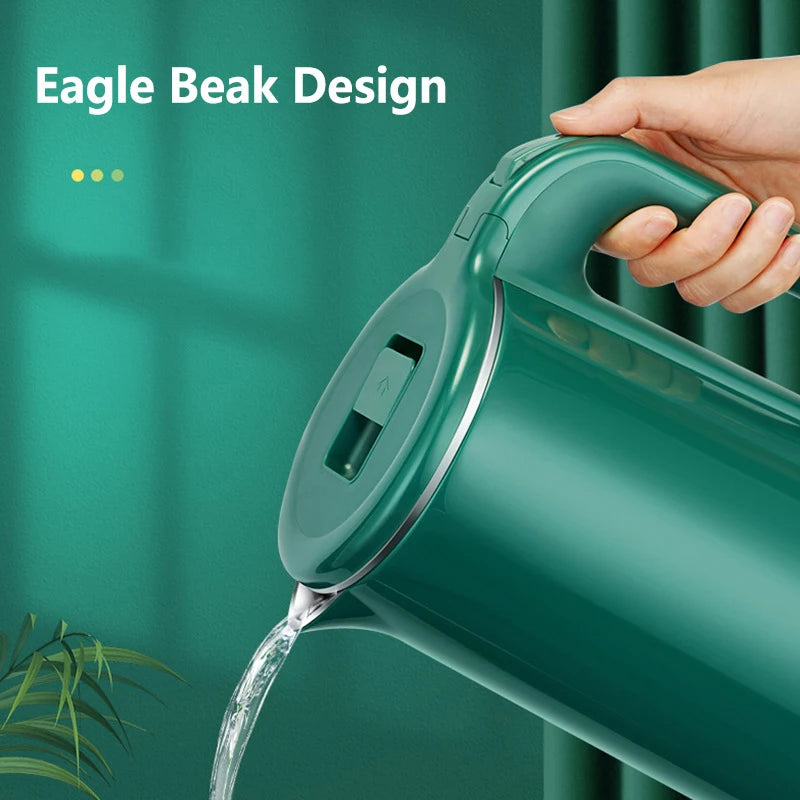 High Power Stainless Steel Thermal Insulation Electric Hot Water Kettles/AC-Powered/Colors-White/Green/Black/Silver