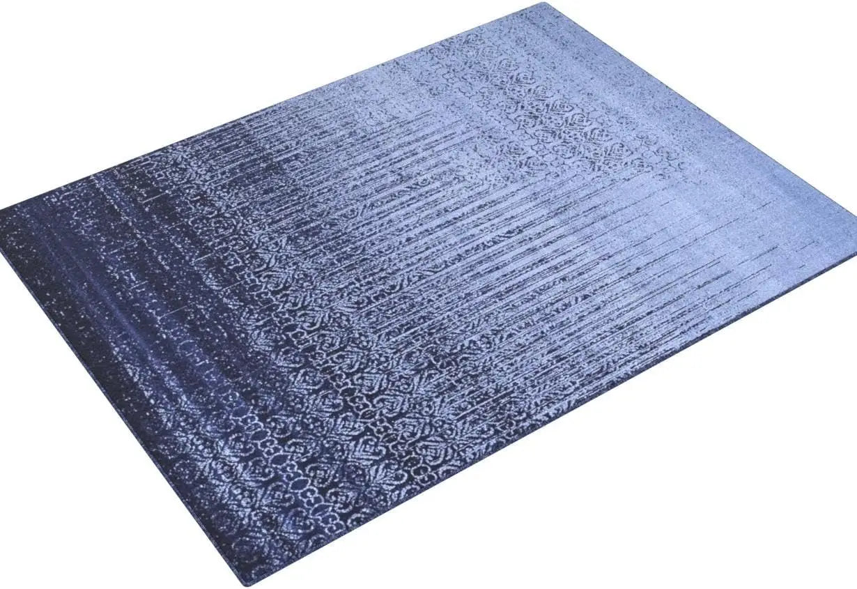 Jennifer Del Mar Collection Area Rug/ Sizes :9' X 12' Rectangle/Colors- Blue/ Navy Blue)