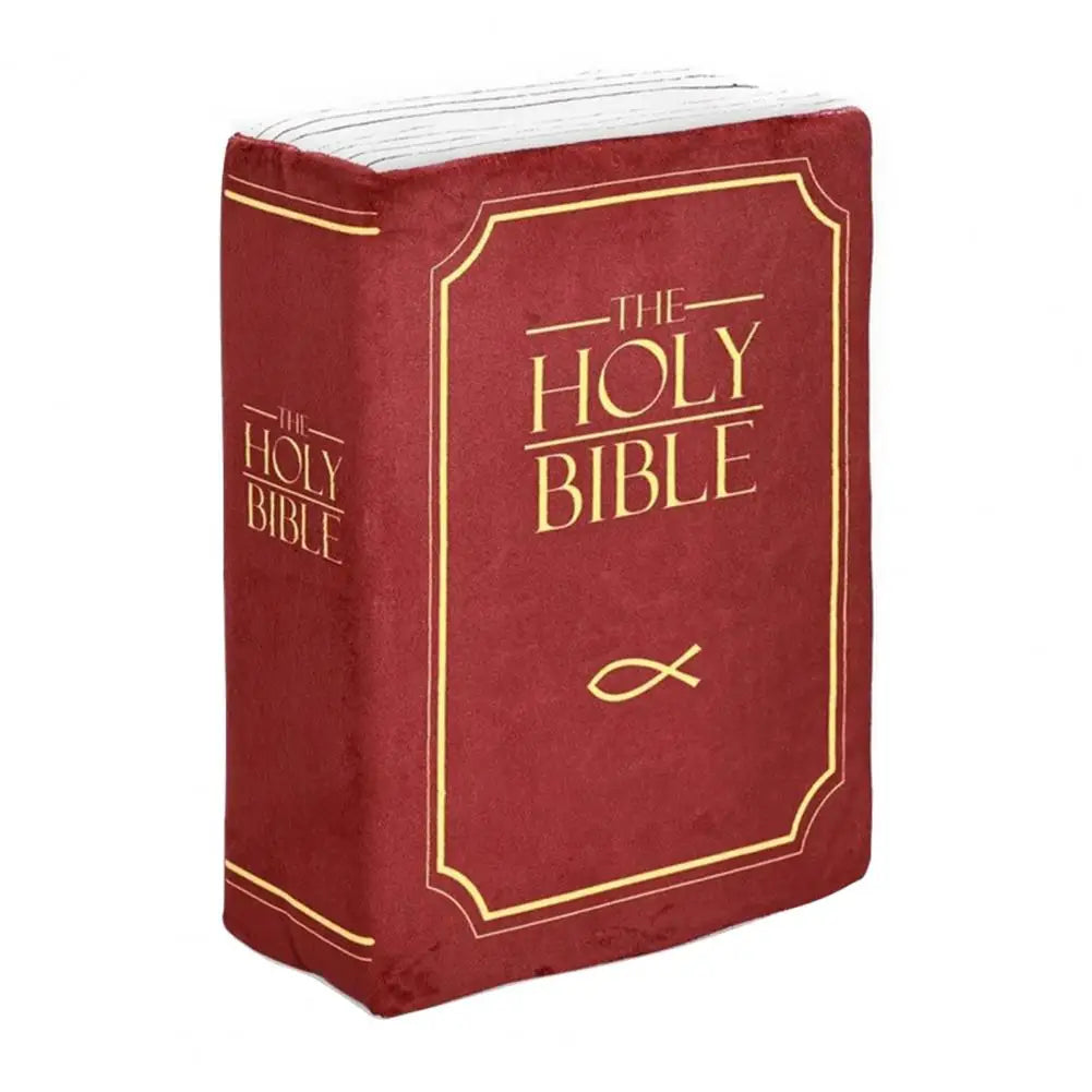 Realistic Bible Shaped Soft Non-Fading Cotton Polyester Wear-Resistant Throw Pillows/Colors-Purple/Khaki/Blue/Brick Red/Light Green