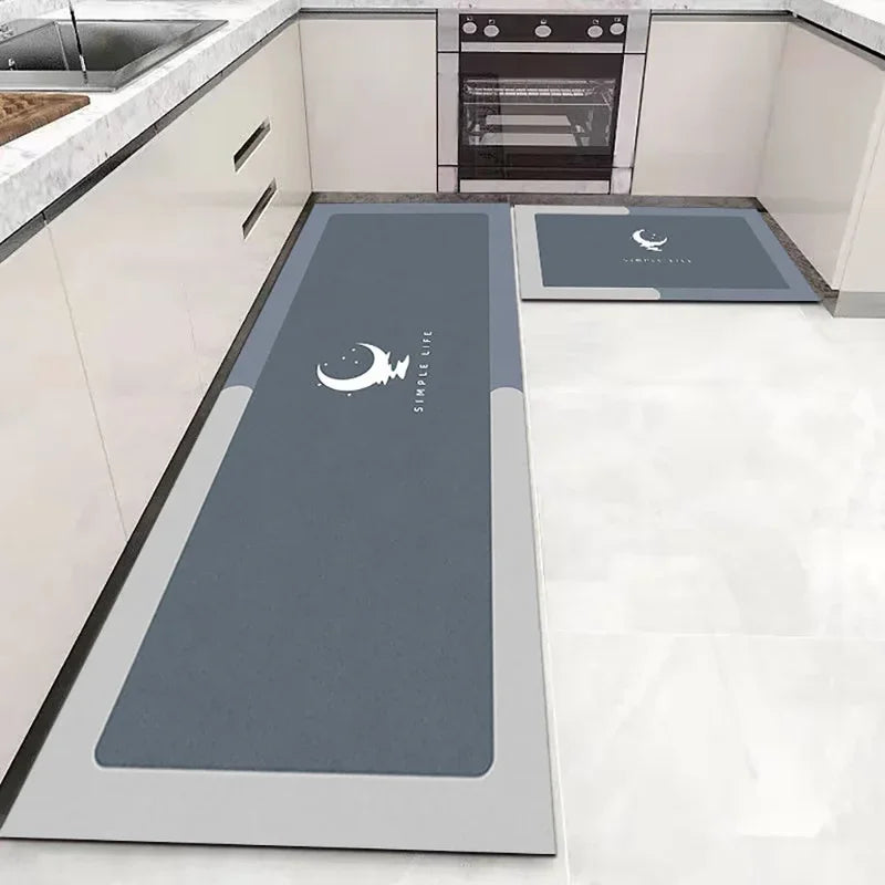 Kitchen Long-Small Rectangle Indoor Modern Hand-Machine Washable Anti-Slip Waterproof Polyester Rugs/Colors-Blue/Gray/ Multicolor/ Black/Green/White/Geometric/Dots