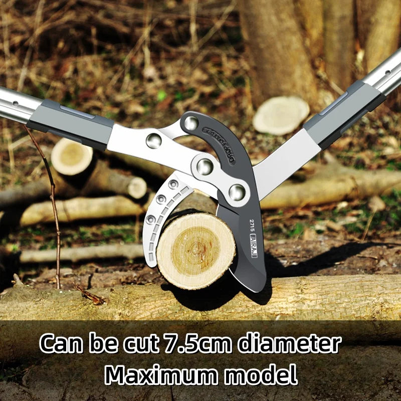 AIRAJ Bypass Pruning Shears with Gear-Operated Cutting System Cuts Branches Thicker than 30 MM SK-5 Steel intensification Blade