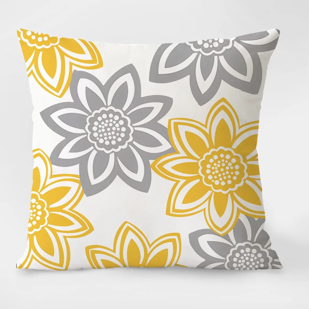 100% Polyester Simple Geometric Print Pillowcases